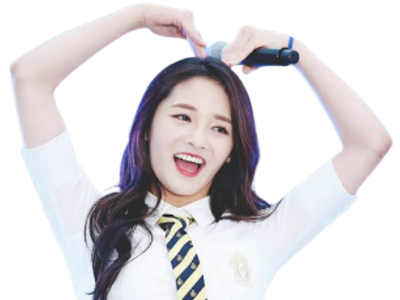 qlc kpop zhou kyulkyung nekoshinoa pristin ioi coeur heart cute jieqlong jieqiong