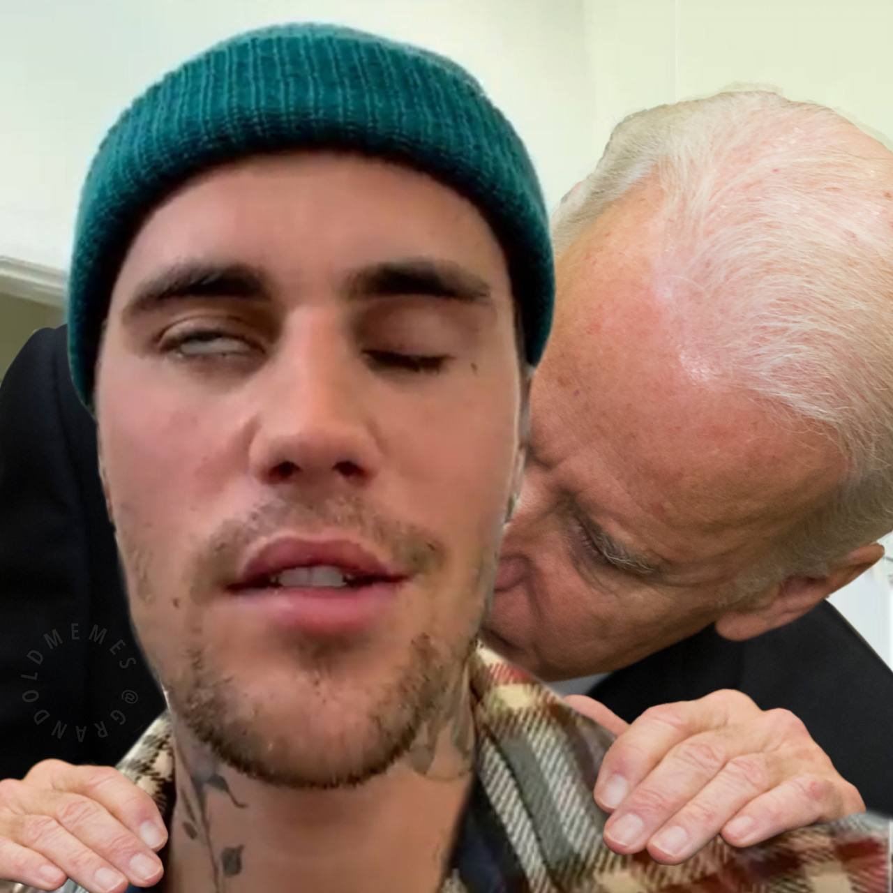 joe biden justin bieber paralysie faciale pedo democrate vaccin golem