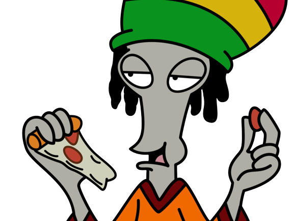 roger american dad jamaicain jamaique joint reggae pizza
