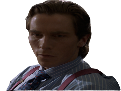 patrick bateman american psycho christian bale psychopathe sociopathe 4k face visage