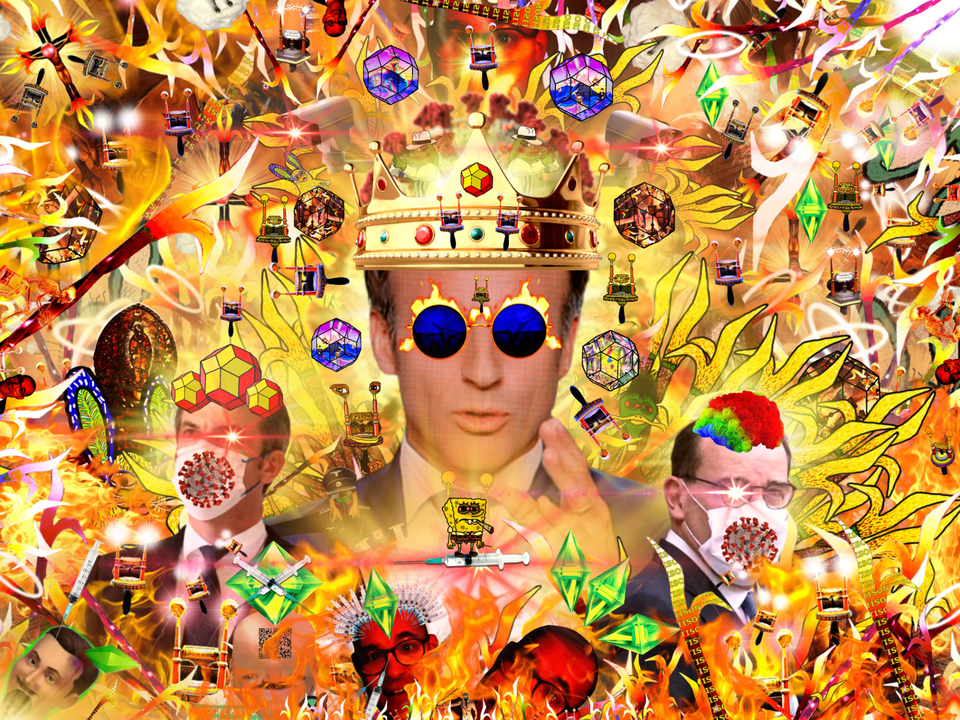 emmanuel macron dictateur roi covid mineraux mathematique yuga ready 2022 vaccin not tison golem kali