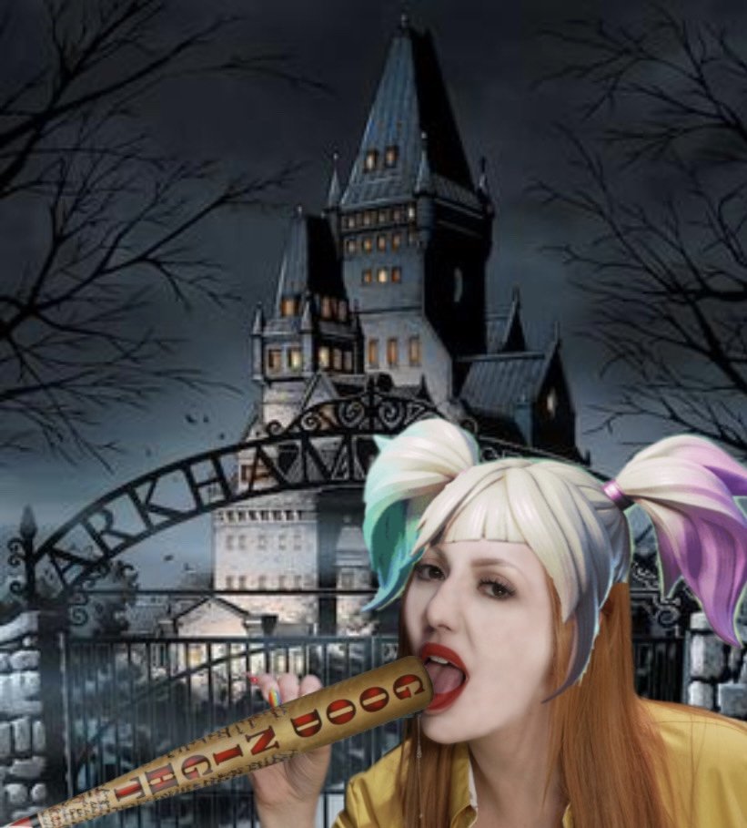 harleyquinn joker dc comics asile zinzin batte bouche leche 1010 rousse couette bave clown