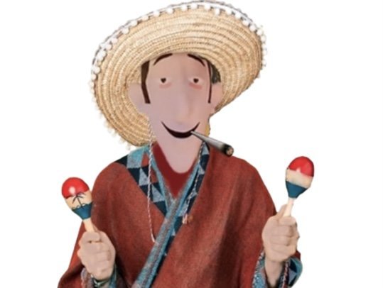 ll lucky luke fic patate spirou mexicain maracas sombrero farwest cowboy