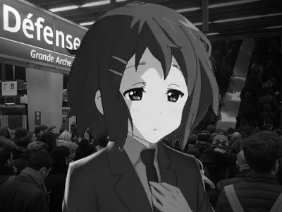 yui hirasawa k-on deprime depression costume costard cravate esclave la defense tertiaire kj kikoojap