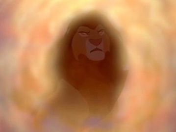 le roi lion mufasa fantome noublie pas qui tu es simba