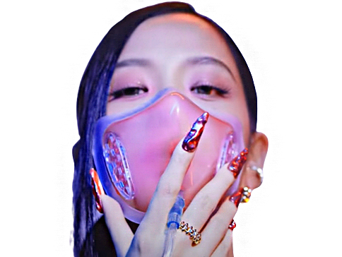 jisoo blackpink kpop main masque vernis