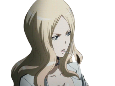 Sticker femme fille cigarette anime par LadyCig