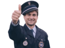 tennis-david-ferrer-police-policier-flic-uniforme-casquette-pouce-sympa