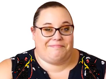 Sticker mickey audrey magalie patate couilles lunettes rire tison rat youtube magalax magralax magalou melanie melisande par Tison