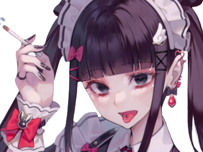 femme fille cigarette manga