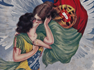 bresil-portugal-embrasse-bouche-femmes-drapeau-bresilien-portugais-foot-ronaldo-histoire-affiche
