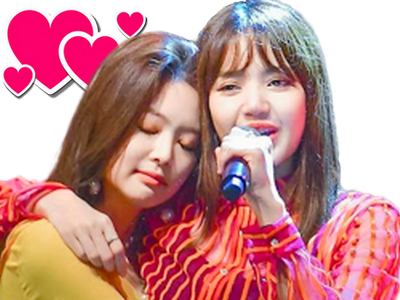 qlc kpop kim jennie blackpink bp nekoshinoa calin hug calinou coeur heart lisa