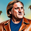 gerard-depardieu-ia-once-upon-a-time-in-hollywood-artwork-4k-dicaprio-brad-pitt
