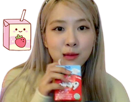 qlc-nekoshinoa-kpop-roseanne-rose-blackpink-boit-drink-lait-milk-candyup-fraise