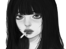 fille-femme-cigarette-anime-manga