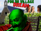 fouduvillage-halloween-fou-du-village-dream-banc-assis-moquerie-moche-esoterisme-fourche-jardinage-sorcier-etrange