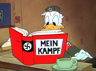 donald duck mein kampf disney hitler nazi choffa litterature livre