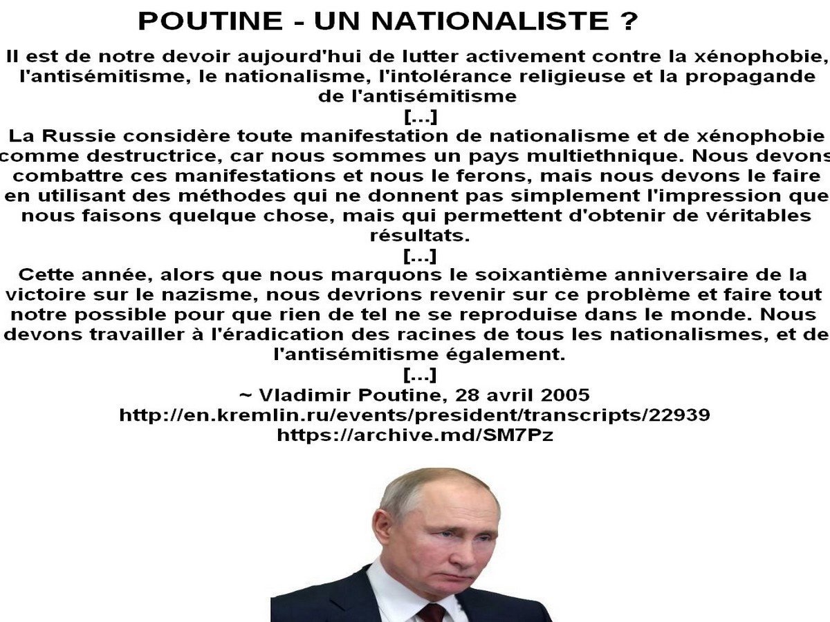 poutine nationalisme