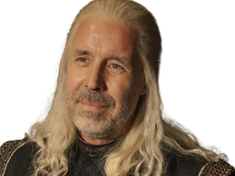 house of the dragon viserys targaryen blond sourire