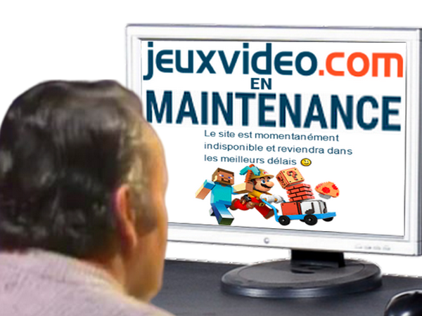 risitas maintenance jvc bug indisponible dos hors service mort irl pleurer panique attente ordinateur ecran