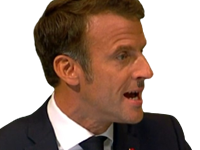 macron hitler moustache discours president nein shoah nazi putin