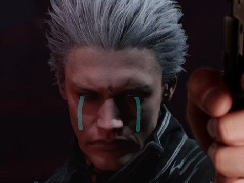 dmc devil may cry v 5 vergil pleure