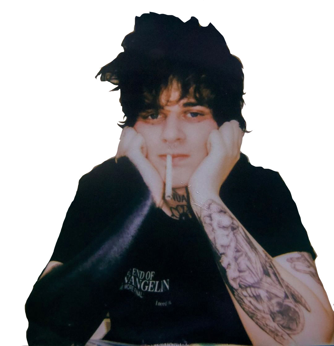 Sticker emo dechet par kaijukido