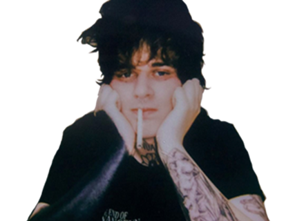 Sticker emo merde dechet par kaijukido
