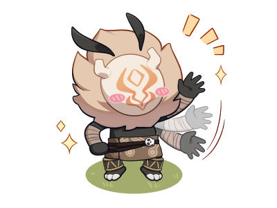 Sticker brutocolinus hoyolab genshin par Coll5