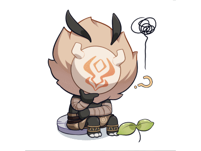 Sticker brutocolinus hoyolab genshin par Coll5