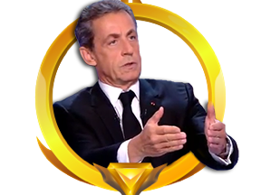 cercle anneau rond nicolas sarkozy monsieur mains main bras president enerve or gold golden jaune