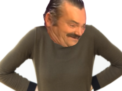 risitas ahi bras perplexe regarde aya issou
