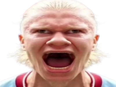 erling haaland city robot machester miroir viking