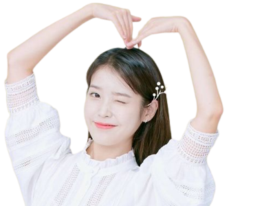 iu iuu qlc kpop nekoshinoa coeur heart cute aegyo
