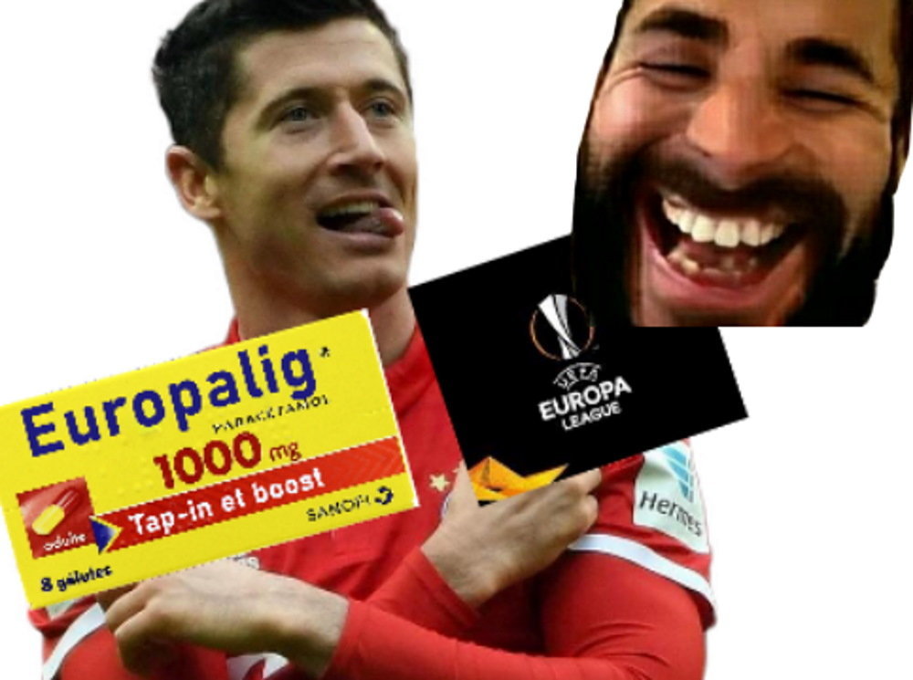 europa ligue tap in boost benzema lewandowski barca