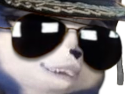 starfox krystal assault police policier sourire lunettes noires sunglasses casquette kepi zoom tinnova