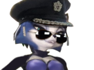 starfox-krystal-assault-police-policier-sourire-lunettes-noires-sunglasses-casquette-kepi-tinnova