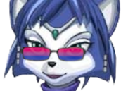 starfox krystal assault face sourire lunettes lgbt bisexuel bixesuelle bi zoom tinnova