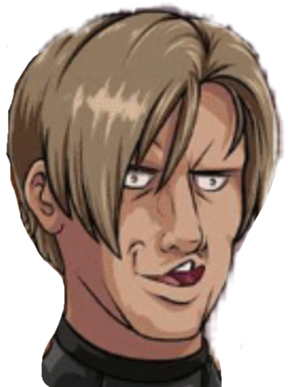 Sticker leon re4 resident evil fag chad par Zorro43000