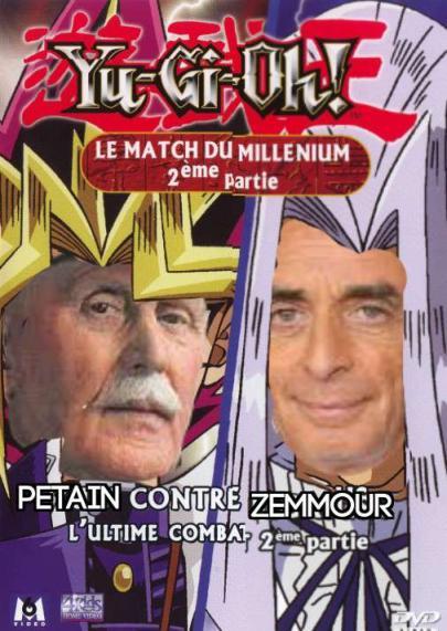 propagande vichy duel yu-gi-oh carte petain navy darlan amiral affiche duelliste ww2 ss zemour 1vs1