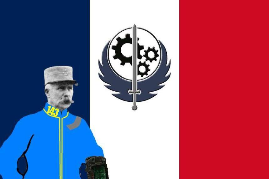 vichy milice paint jew darlan amiral navy petain ww2 juif fallout confrerie de lacier fallout76