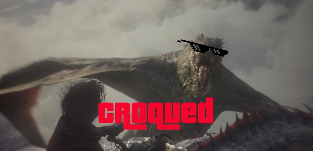 croqued lucerys aemond vhagar arrax