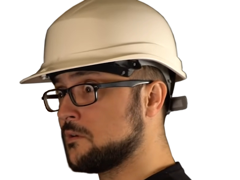 benzaie jdg gameboy livreur ouvrier casque chantier hein quoi wtf surpris tinnova