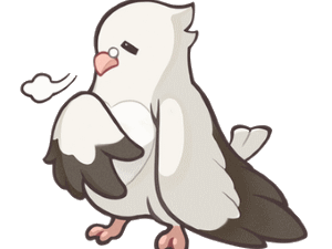 Sticker pigeon hoyolab genshin par Coll5