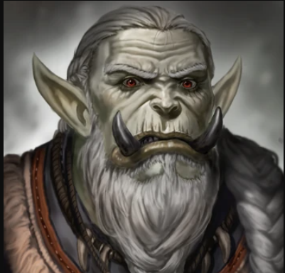 orc vieux fantaisy fantasy