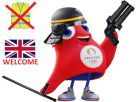 mascotte-jeux-olympiques-2024-crs-flashball-matraque-paris-gilet-jaune-interdit-anglais-bienvenue