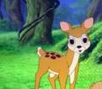 mondo-coree-blanc-mignon-chien-boule-boulle-anime-cartoon-simba-roi-lion-foot-bambi-disney
