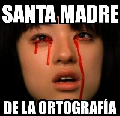 kill bill gogo yubari sang yeux faute orthographe dyslexie santa madre de la ortografia