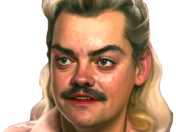 el risitas femme sexy blonde kheyette jolie moustache trans trav fille