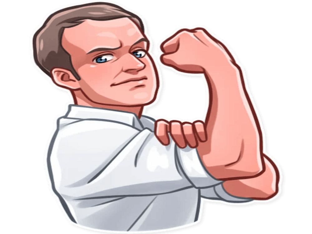 macron telegram alpha homme president ukraine force gros bras popeye